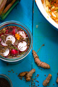 Sonntag, den 21.9.2025 Online Live-Cooking um 18:00 - Fermentation! Natürliche Probiotika selbst gemacht mit Frau Bunt kocht