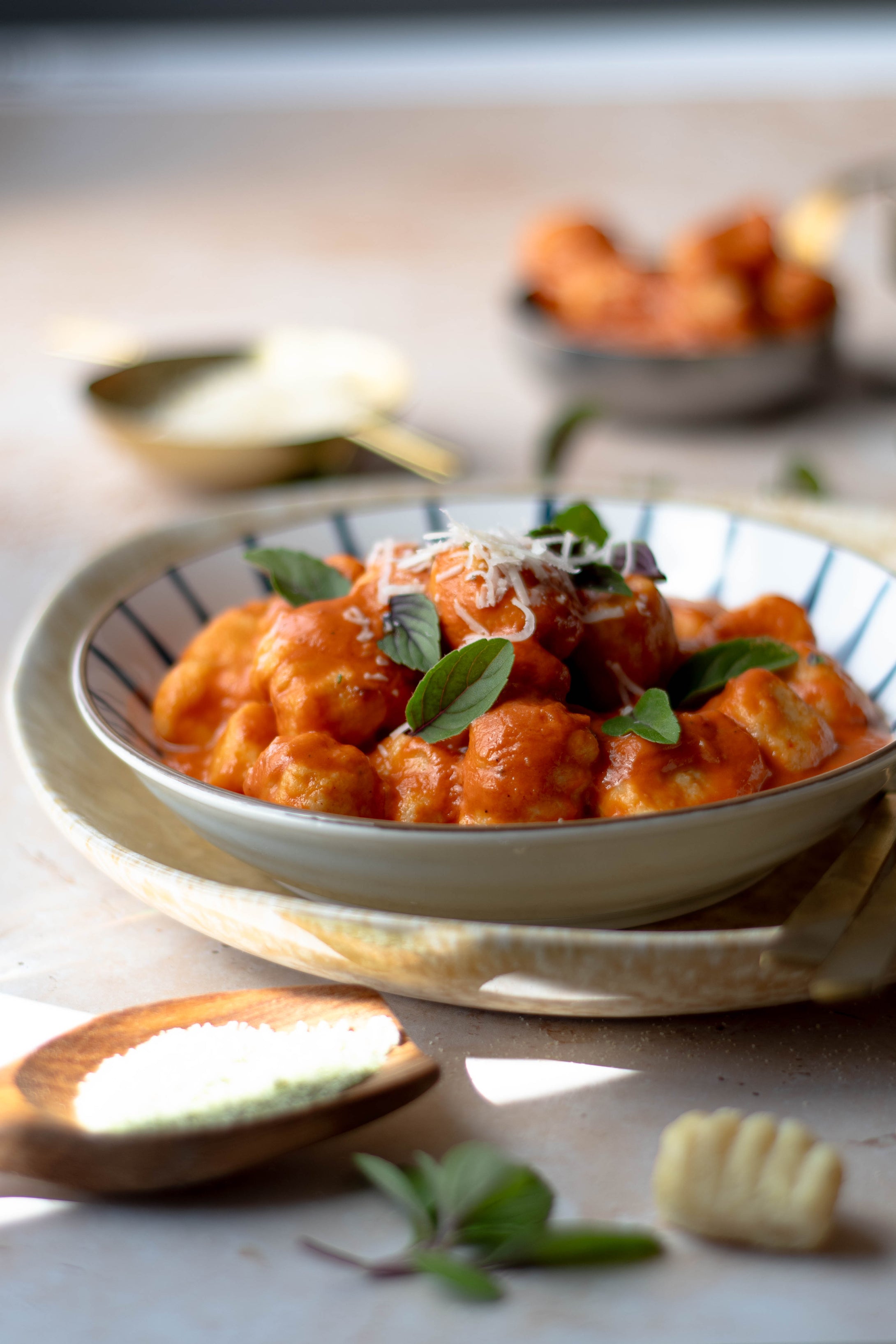 Sonntag, den 16.11.2025 Online Live-Cooking um 17:00 - Gnocchi-Gelinggarantie & Wodka-Sauce! Selbstgemacht mit Frau Bunt kocht!