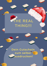 Lade das Bild in den Galerie-Viewer, Gutschein  für dein persönliches kulinarisches Erlebnis. Zum selber ausdrucken.
