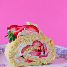 Lade das Bild in den Galerie-Viewer, Sonntag, 2. August 2026 Online Live-Cooking um 15:00 Uhr - Erdbeerzeit! Biskuitrolle mit Tonkabohnen-Frischkäse-Ganache &amp; frischen Erdbeeren!
